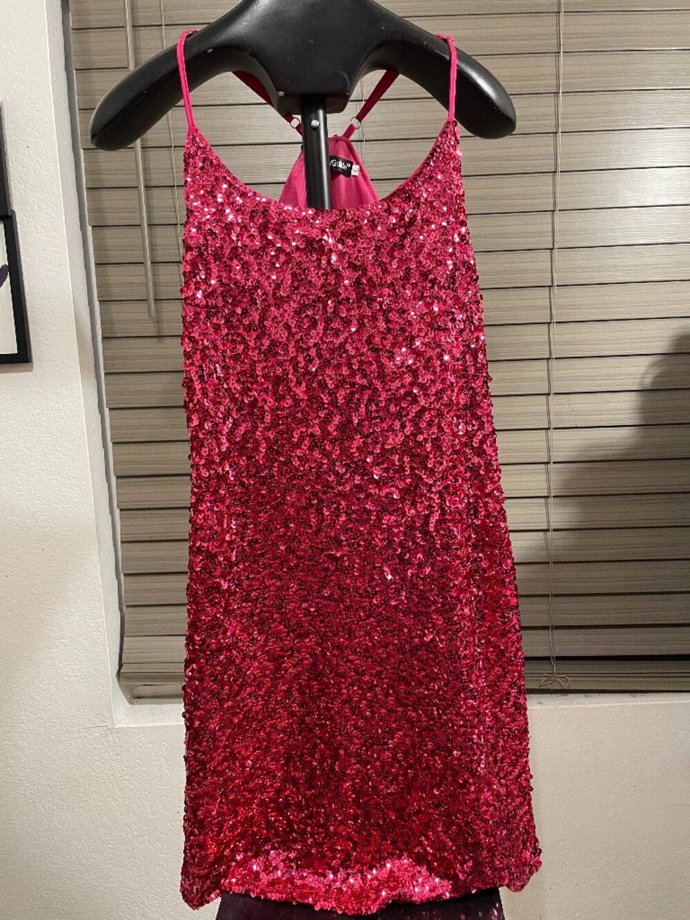 Sparkly Sequin Pink Dress